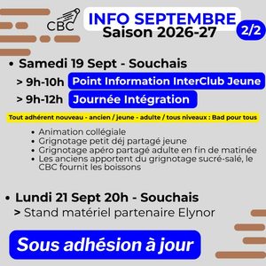 20260807 – INFOS SEPTEMBRE – SAISON 2026-27 (2/2)